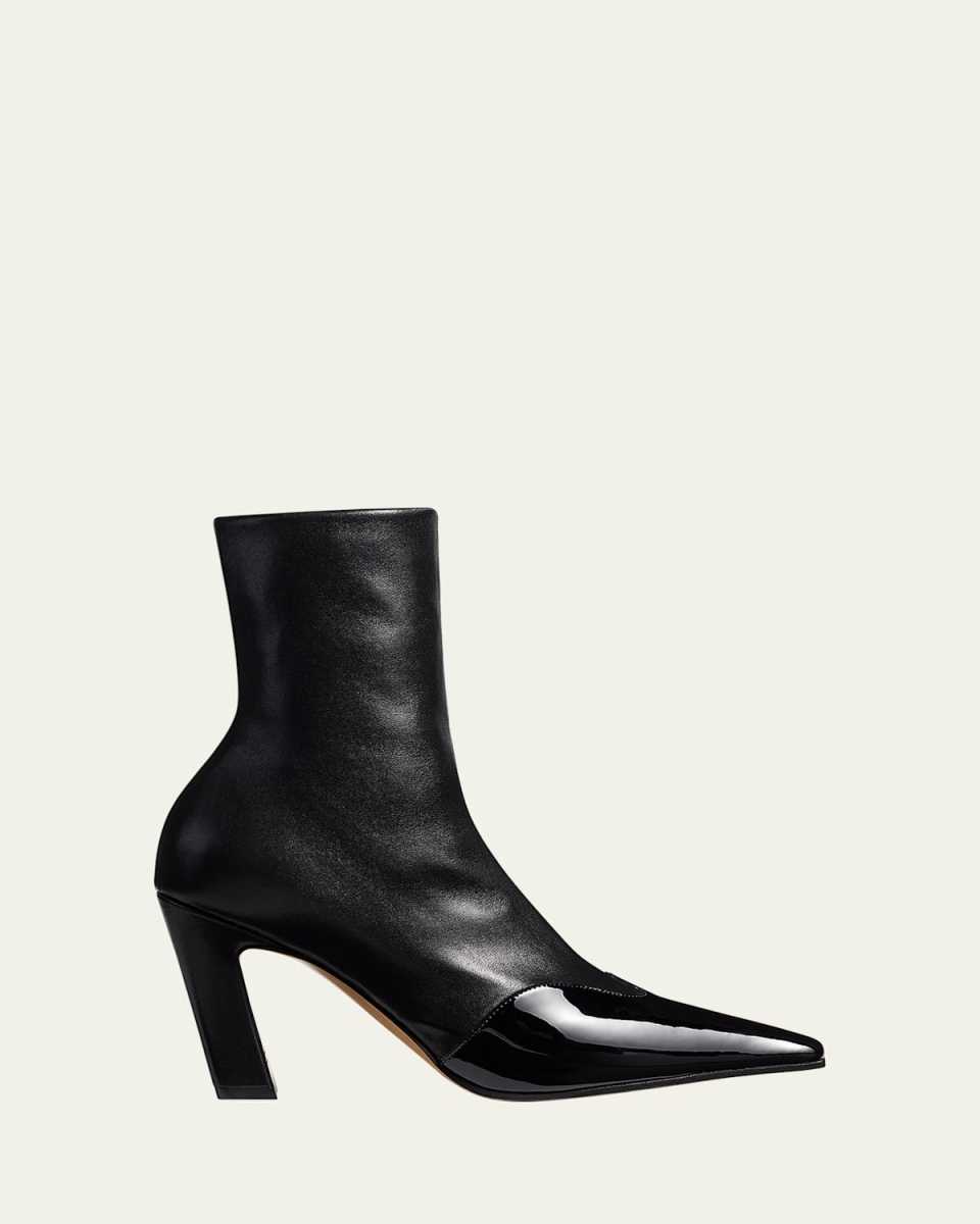 Nevada Patent-Wingtip Ankle Boots